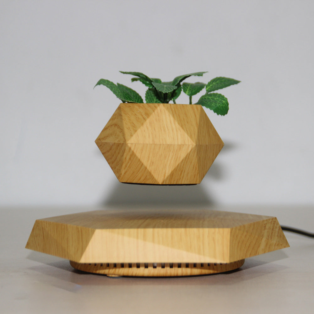 Floating Magnetic Levitating Flower Pot Decor