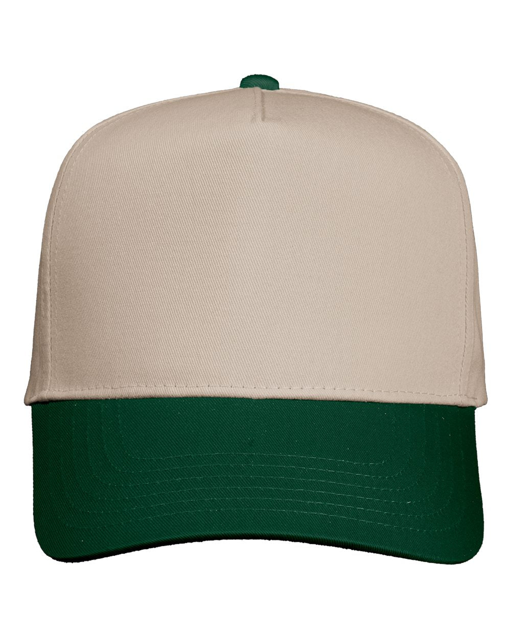 Customizable Five-Panel Twill Cap