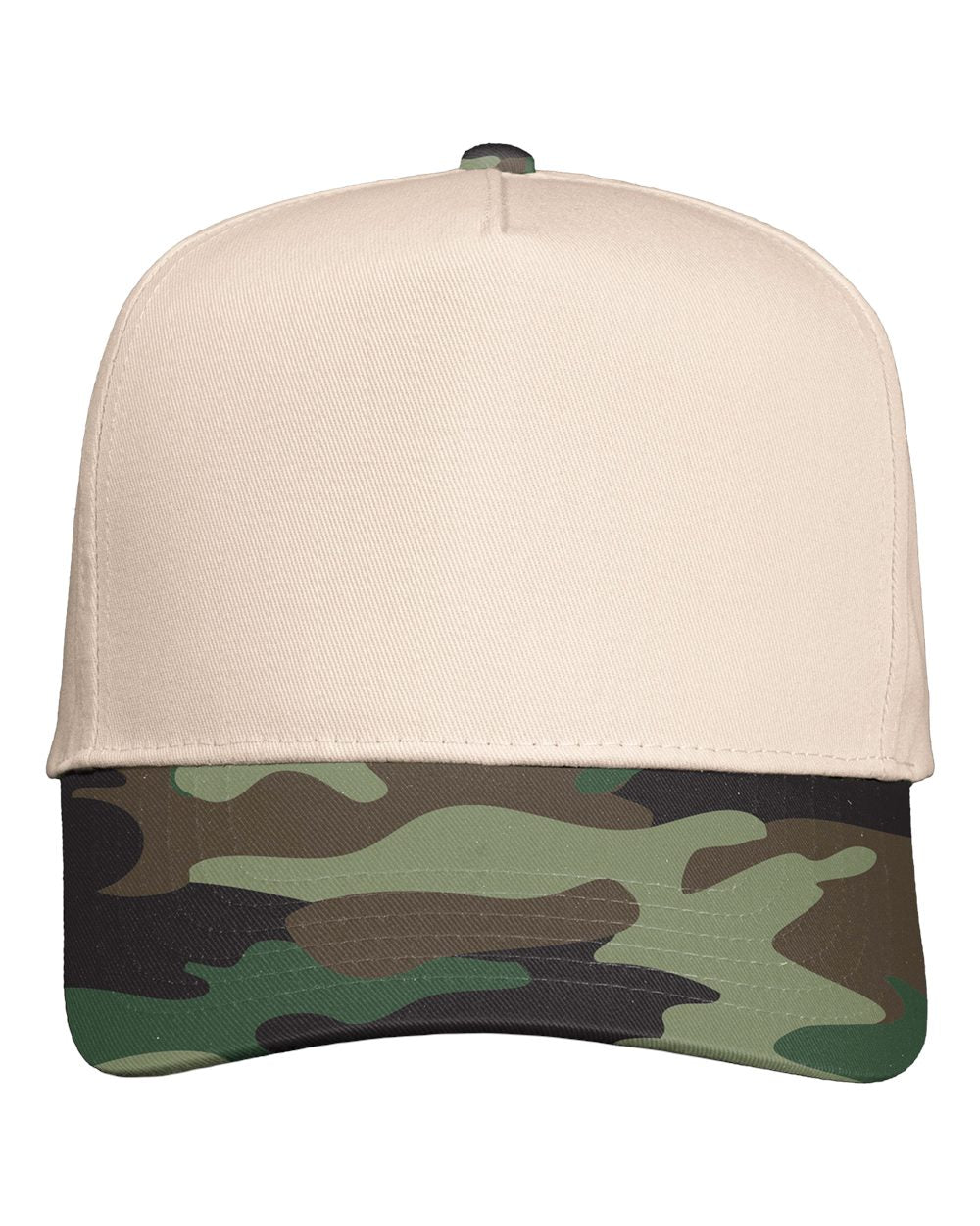Customizable Five-Panel Twill Cap