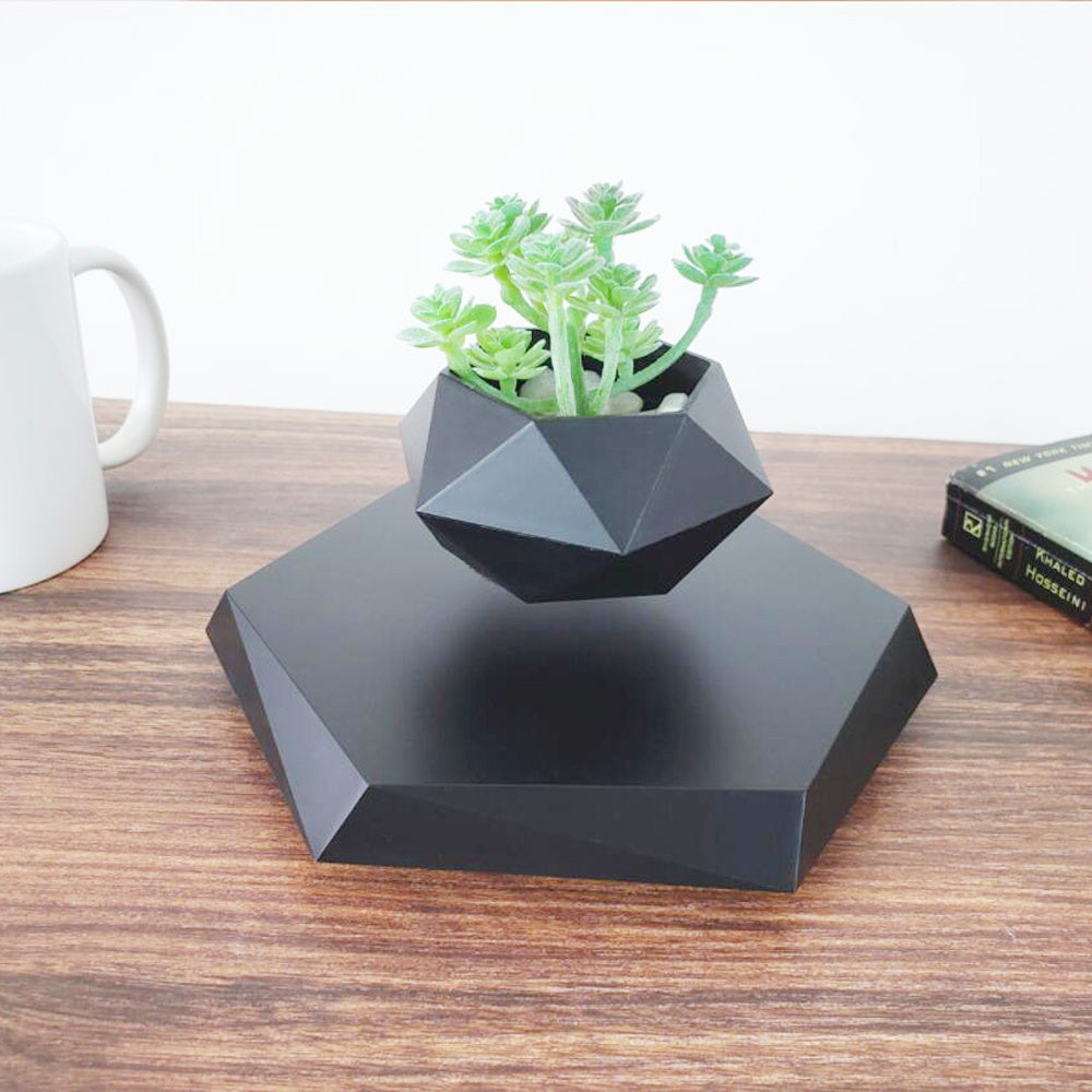 Floating Magnetic Levitating Flower Pot Decor