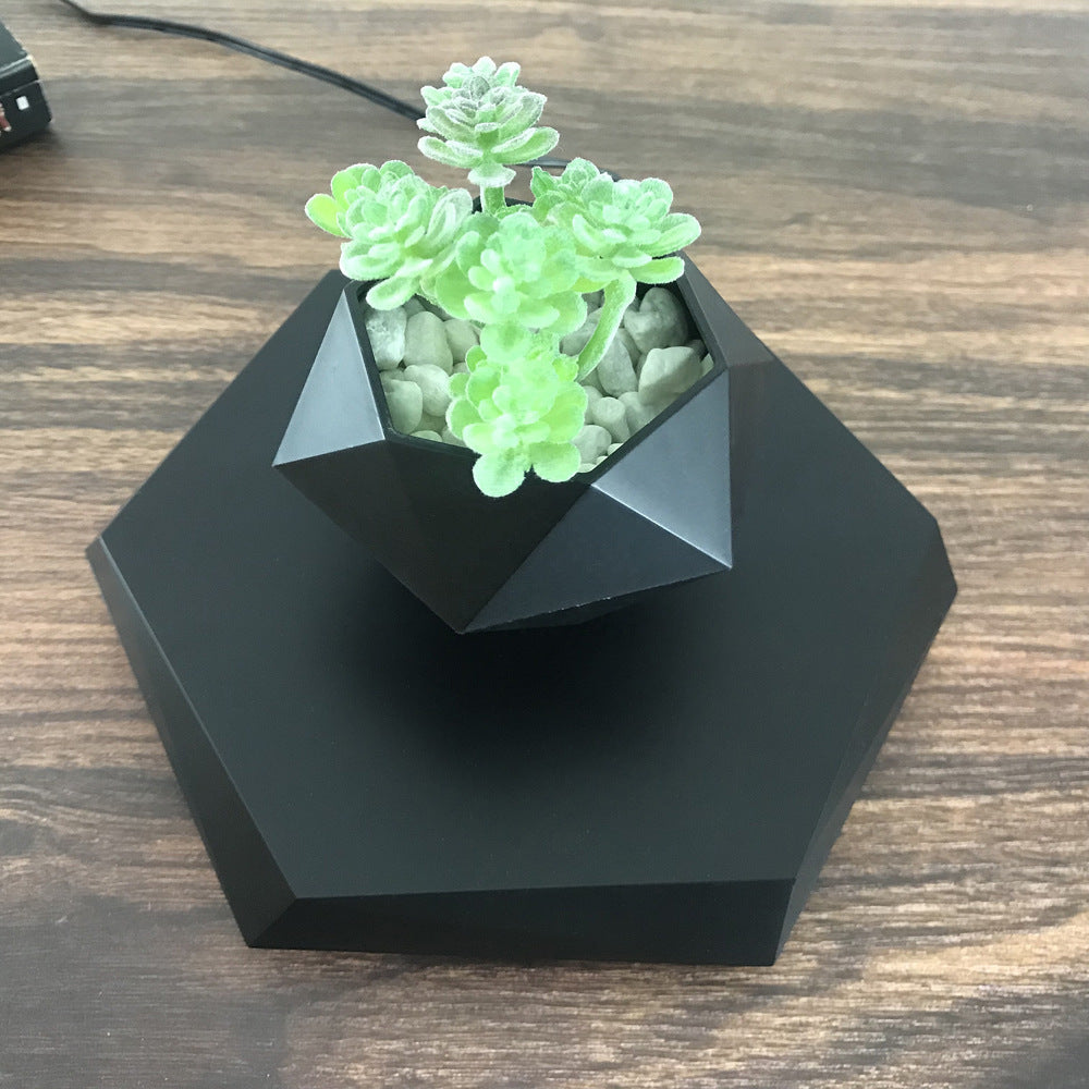 Floating Magnetic Levitating Flower Pot Decor