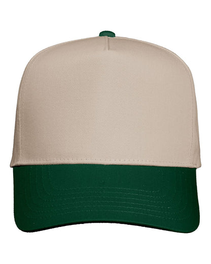 Customizable Five-Panel Twill Cap