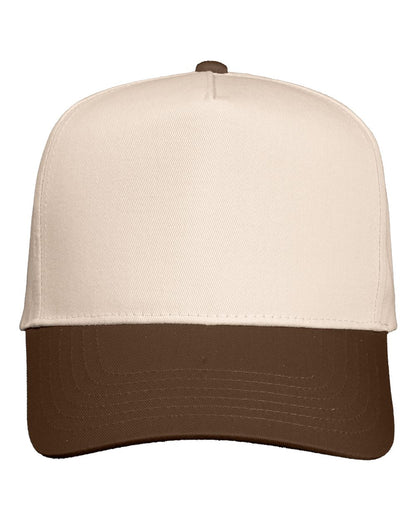 Customizable Five-Panel Twill Cap