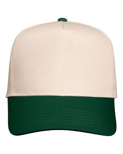 Customizable Five-Panel Twill Cap