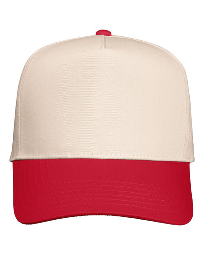 Customizable Five-Panel Twill Cap
