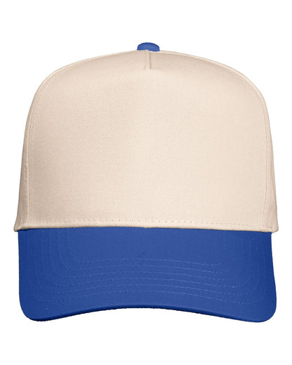 Customizable Five-Panel Twill Cap