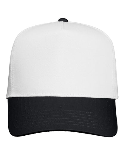 Customizable Five-Panel Twill Cap