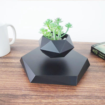 Floating Magnetic Levitating Flower Pot Decor